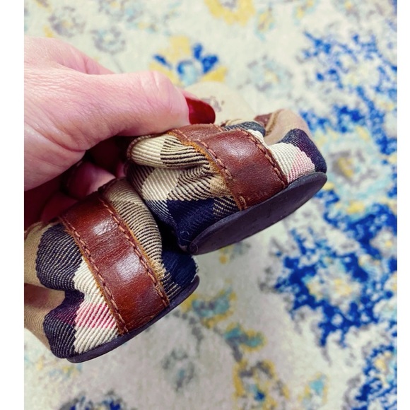 Burberry Ballerina Flats Bridle Housecheck Falcony - Picture 5 of 5